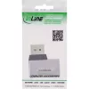 InLine 17291D adapter zmiany płci kabla DisplayPort Szary, Czarny