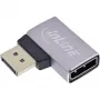 InLine 17291E przejściówka DisplayPort Szary, Czarny