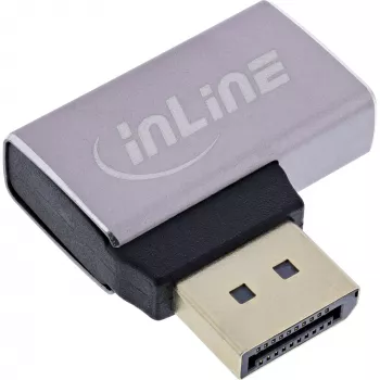 InLine 17291E przejściówka DisplayPort Szary, Czarny