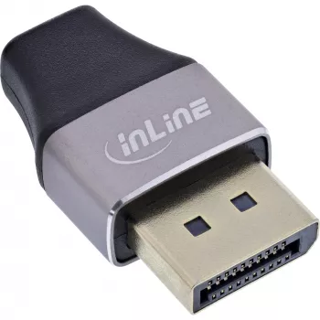 InLine 17291B przejściówka DisplayPort Mini DisplayPort Czarny, Szary