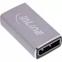 Adapter DisplayPort InLine 17291A szary, pozłacane styki