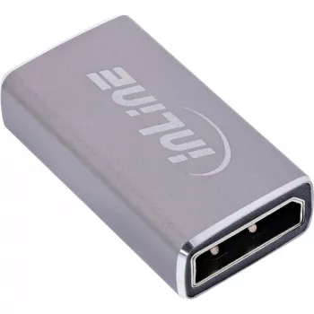Adapter DisplayPort InLine 17291A szary, pozłacane styki