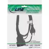 InLine 16686S kabel zasilający Czarny 0.5 m CEE7/16