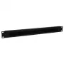 StarTech.com 1U High-density Brush Strip kabel Management Panel, Sturdy Steel Horizontal Data Centre kabel Organizer