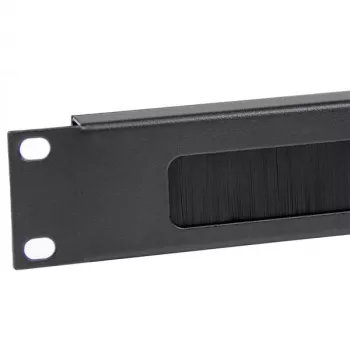 StarTech.com 1U High-density Brush Strip kabel Management Panel, Sturdy Steel Horizontal Data Centre kabel Organizer