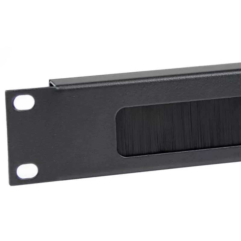 StarTech.com 1U High-density Brush Strip kabel Management Panel, Sturdy Steel Horizontal Data Centre kabel Organizer