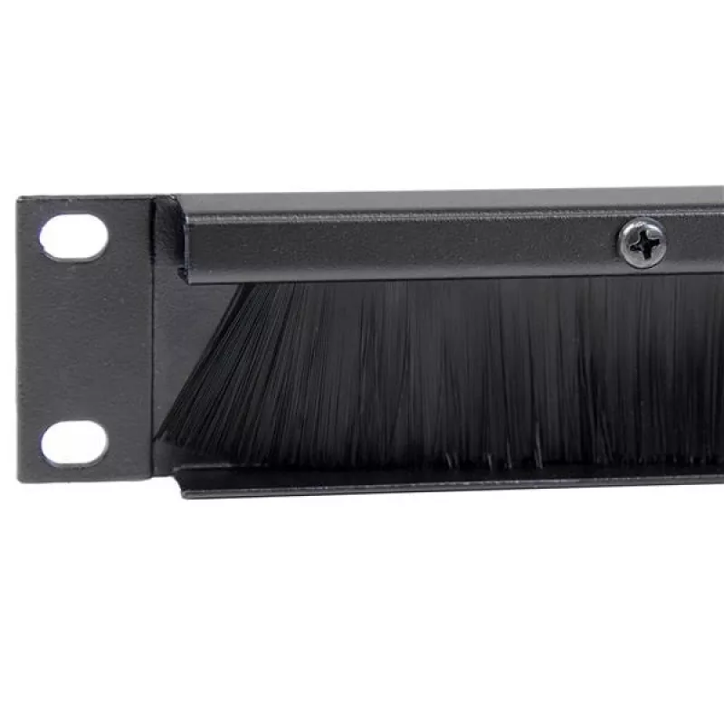 StarTech.com 1U High-density Brush Strip kabel Management Panel, Sturdy Steel Horizontal Data Centre kabel Organizer