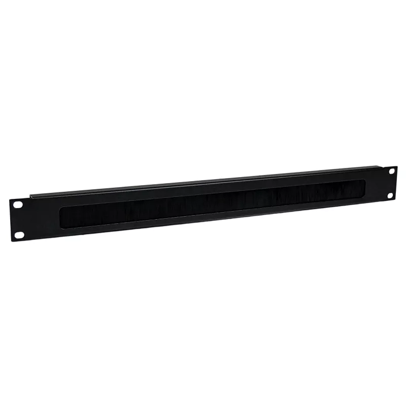 StarTech.com 1U High-density Brush Strip kabel Management Panel, Sturdy Steel Horizontal Data Centre kabel Organizer