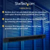 StarTech.com 1U High-density Brush Strip kabel Management Panel, Sturdy Steel Horizontal Data Centre kabel Organizer