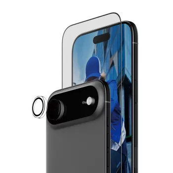 PanzerGlass 2-in-1 Essentials Bundle iPhone Air – odporny na zarysowania i wstrząsy