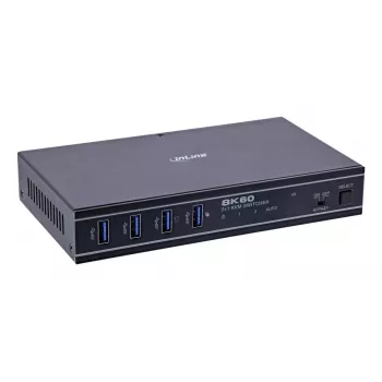 InLine 57885C Przełącznik KVM do montażu w szafie Czarny
