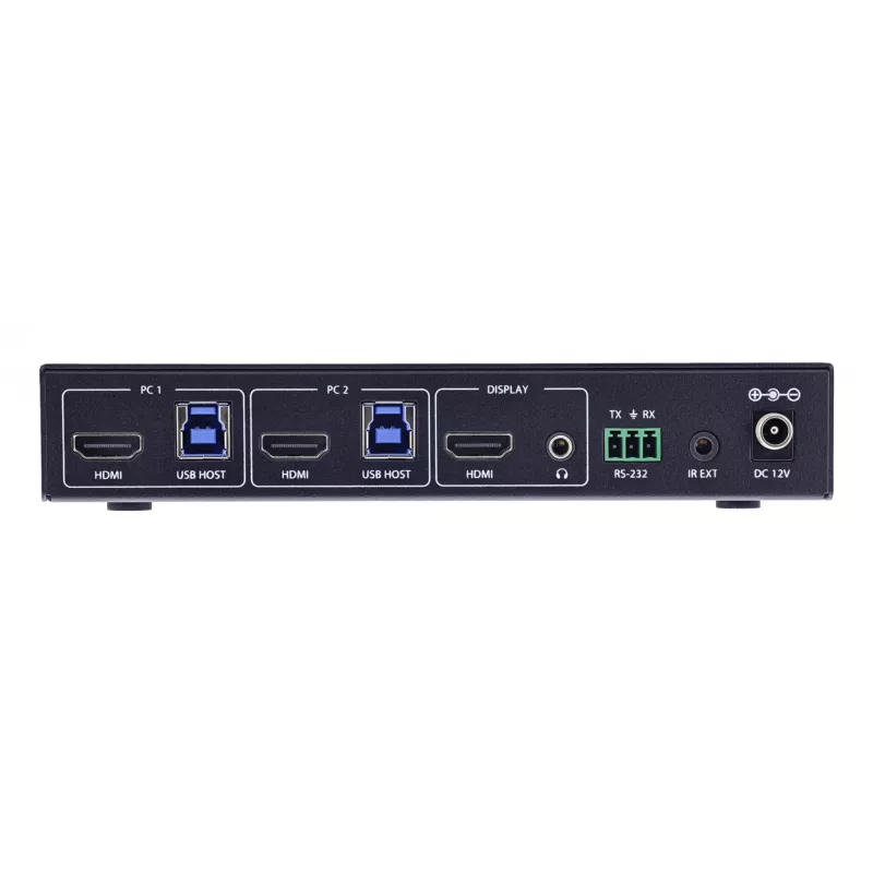 InLine 57885C Przełącznik KVM do montażu w szafie Czarny