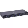 InLine 57885D Przełącznik KVM do montażu w szafie RACK Czarny