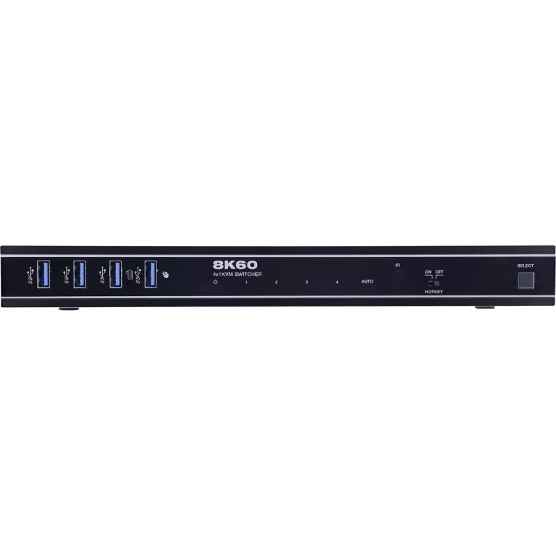 InLine 57885D Przełącznik KVM do montażu w szafie RACK Czarny