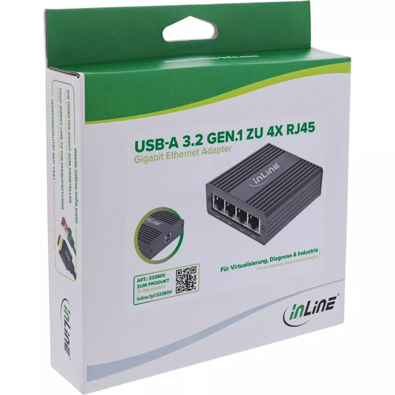 InLine 33380V karta sieciowa Ethernet 1000 Mbit/s