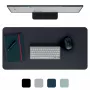 Leitz Large Desk Mat. Kolor produktu: Czarny, Materiał: Polichlorek winylu (PVC). Szerokość: 400 mm, Głębokość: 800 mm, Wysokość: 2 mm
