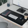 Leitz Large Desk Mat. Kolor produktu: Czarny, Materiał: Polichlorek winylu (PVC). Szerokość: 400 mm, Głębokość: 800 mm, Wysokość: 2 mm