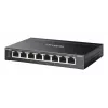 Przełącznik sieciowy TP-Link Omada ES208GP zarządzany L2 Gigabit Ethernet (10/100/1000) Power over Ethernet (PoE) szyna DIN czarny