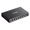 Przełącznik sieciowy TP-Link Omada ES208GP zarządzany L2 Gigabit Ethernet (10/100/1000) Power over Ethernet (PoE) szyna DIN czarny