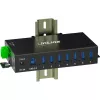 InLine 35396B koncentrator interfejsów USB 3.2 Gen 1 (3.1 Gen 1) Type-B 5000 Mbit/s Czarny
