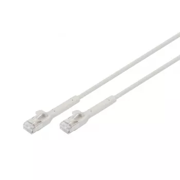 Digitus CAT 6A F-FTP elastyczny kabel krosowy, miedź, 0,5 m, szary