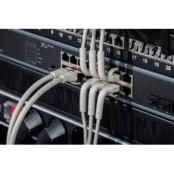 Digitus CAT 6A F-FTP giętki kabel krosowy miedziany 1.5m szary