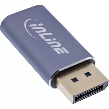 InLine 64107I adapter kabla wideo USB Type-C DisplayPort Szary