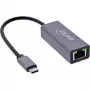 InLine 33380Q Adapter RJ-45 USB typu C męski 1 Gbit/s szary