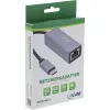 InLine 33380Q Adapter RJ-45 USB typu C męski 1 Gbit/s szary