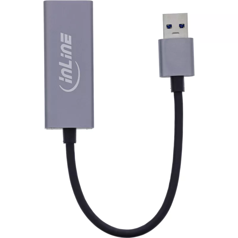 InLine 33380P karty interfejsów/adapter RJ-45 USB Typ-A Męski 1 Gbit/s
