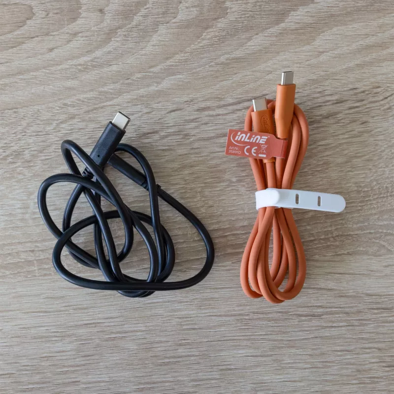 Kabel USB InLine 35892O 2 m USB-C pomarańczowy USB 2.0 0,48 Gbit/s