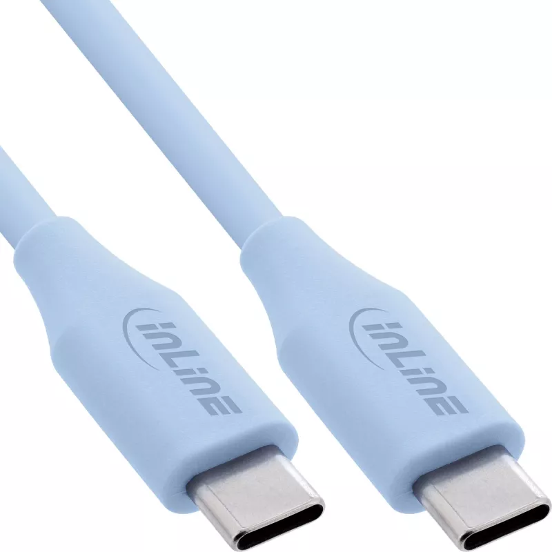 Kabel USB InLine 35891B USB 2.0 1 m USB C niebieski