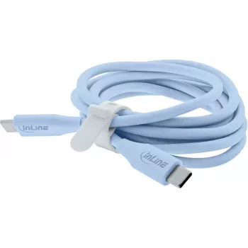 Kabel USB InLine 35891B USB 2.0 1 m USB C niebieski
