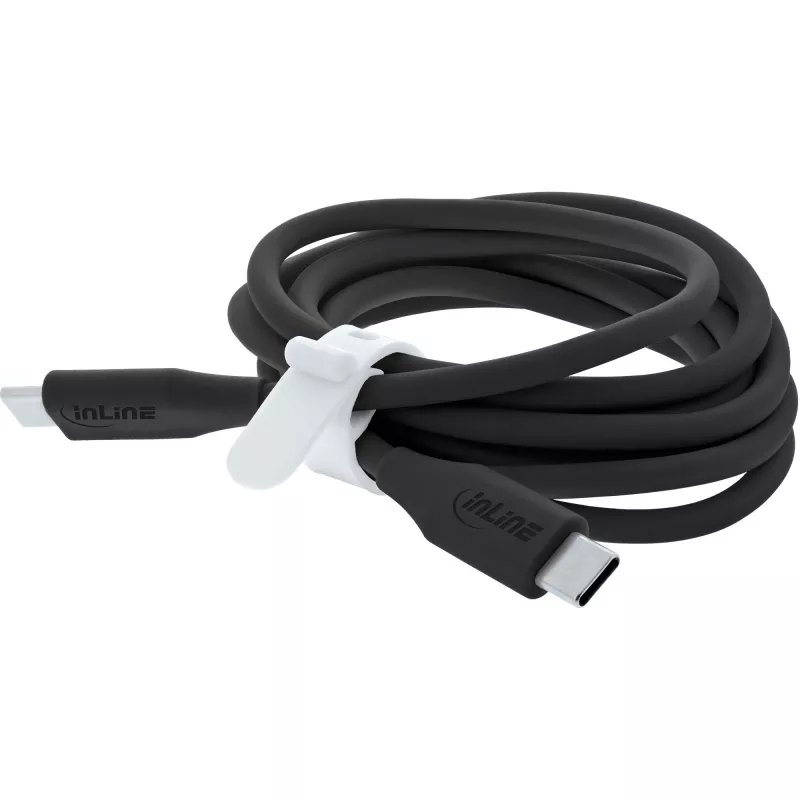 InLine 35891 kabel USB 2.0 1 m USB-C Czarny