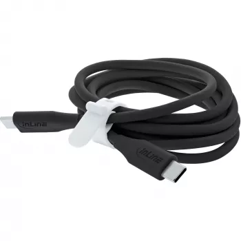 Kabel USB InLine 35895 0,5 m USB C Czarny USB 2.0 0,48 Gbit/s