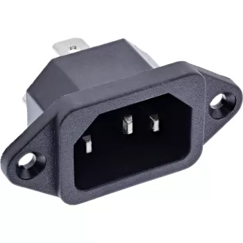 InLine S-16701 adapter wtyczki zasilającej Czarny