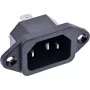 InLine S-16701 adapter wtyczki zasilającej Czarny