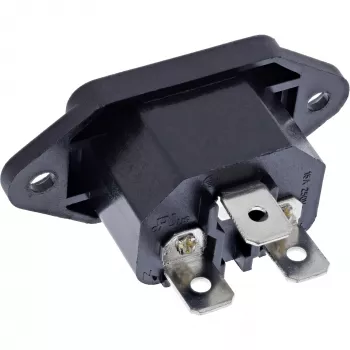 InLine S-16701 adapter wtyczki zasilającej Czarny