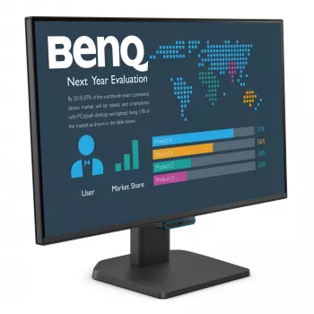 Monitor biznesowy BenQ 23,8 inch 1080p FHD, 60,5 cm (23,8 cala), 1920 x 1080 pikseli, Full HD, LCD, 5 ms, czarny