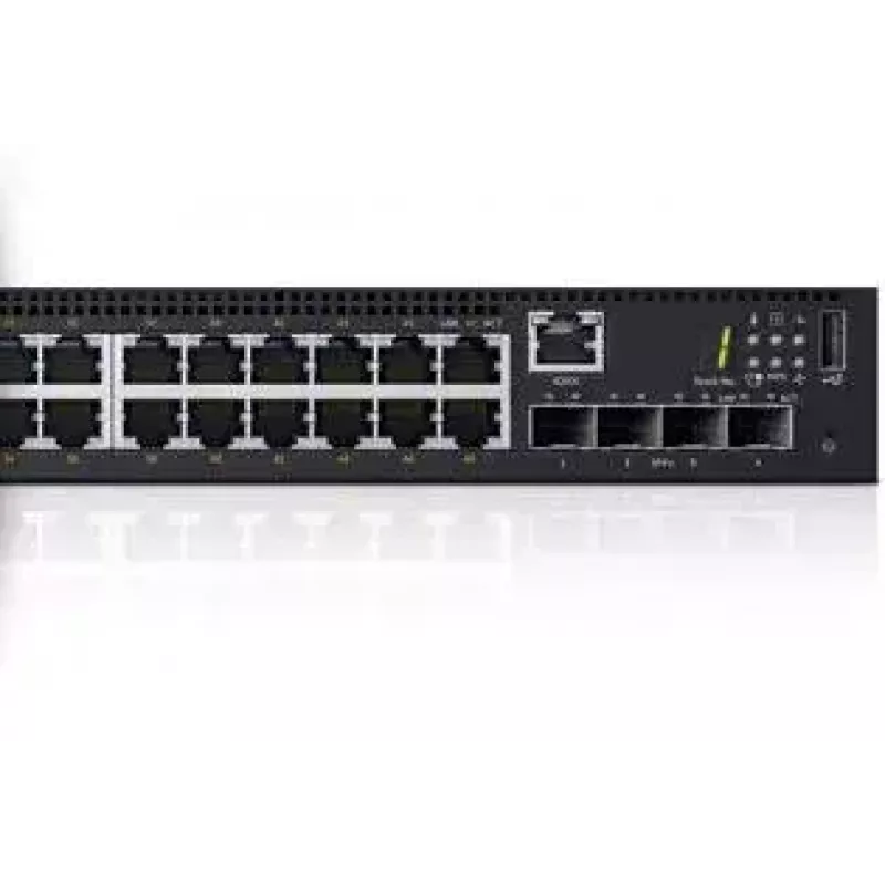 DELL N1524P Zarządzany L3 Gigabit Ethernet (10/100/1000) Power over Ethernet (PoE) 1U Czarny
