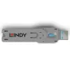 Klucz do blokady portów Lindy USB typu A niebieski