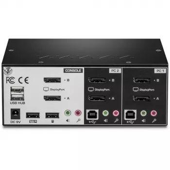 Przełącznik KVM Trendnet TK-240DP Czarny