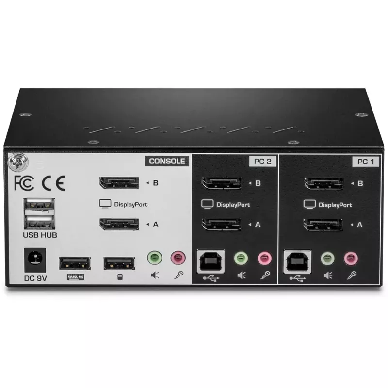 Przełącznik KVM Trendnet TK-240DP Czarny
