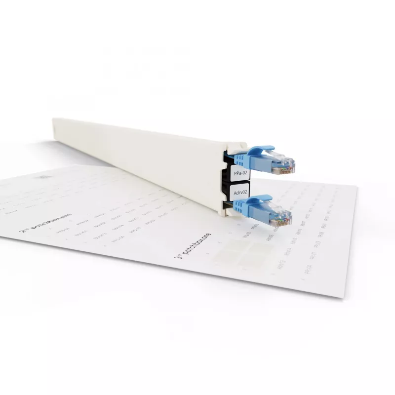 Akcesorium do panelu krosowego Patchbox PONEIDLABEL — papierowe etykiety do paneli krosowych (PONEIDLABEL)