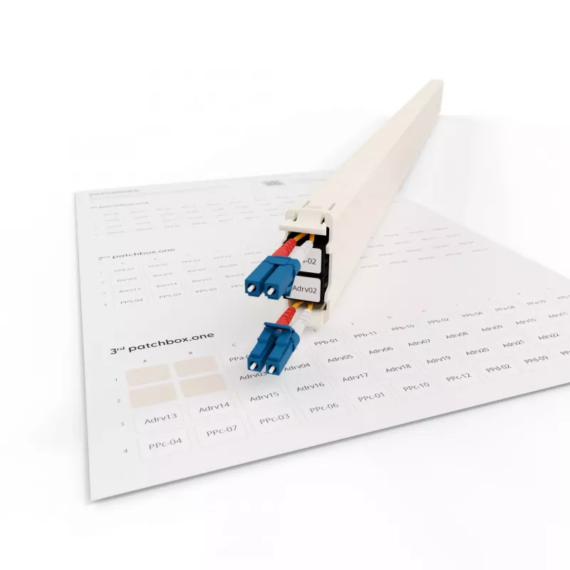 Akcesorium do panelu krosowego Patchbox PONEIDLABEL — papierowe etykiety do paneli krosowych (PONEIDLABEL)