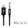 Kabel połączeniowy audio Goobay Apple Lightning 3.5 mm 1 m czarny