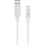 Kabel USB Goobay 67188 USB 3.2 Gen 1 1m USB C USB A Biały
