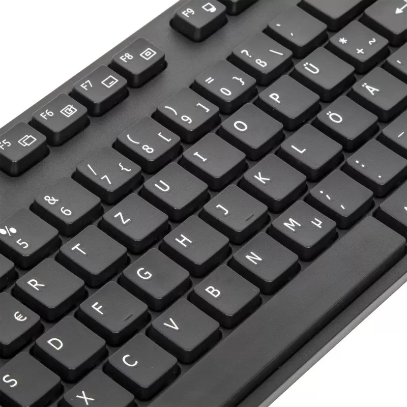 Targus AKB30DE klawiatura Dom USB QWERTZ Niemiecki Czarny