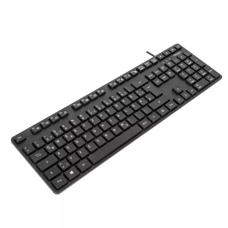 Targus AKB30DE klawiatura Dom USB QWERTZ Niemiecki Czarny