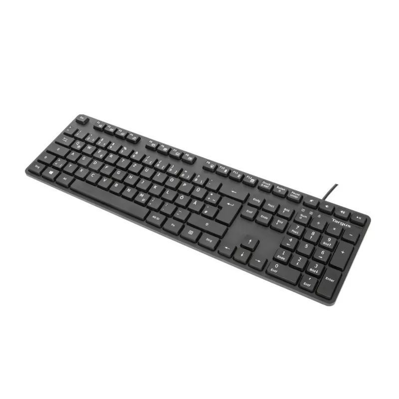 Targus AKB30DE klawiatura Dom USB QWERTZ Niemiecki Czarny